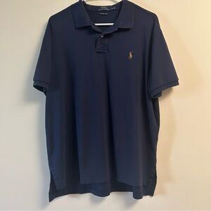 Polo by Ralph Lauren Men's Navy Blue Polo Shirt